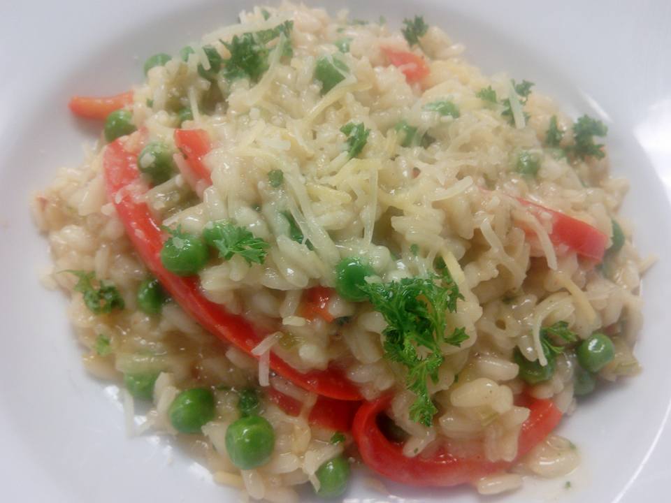 DIY Green Pea Rissotto